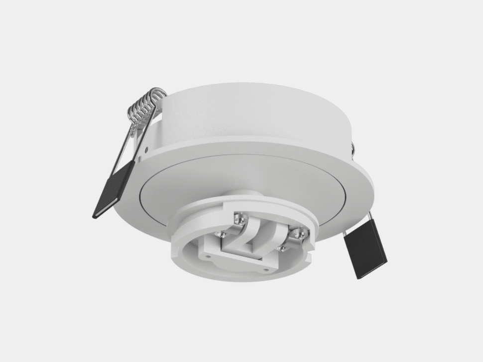  SWG PRO Крепление сменное М4 для светильников MINI VILLY, поворотное встраиваемое, цвет Белый, MINI-VL-M4-WH