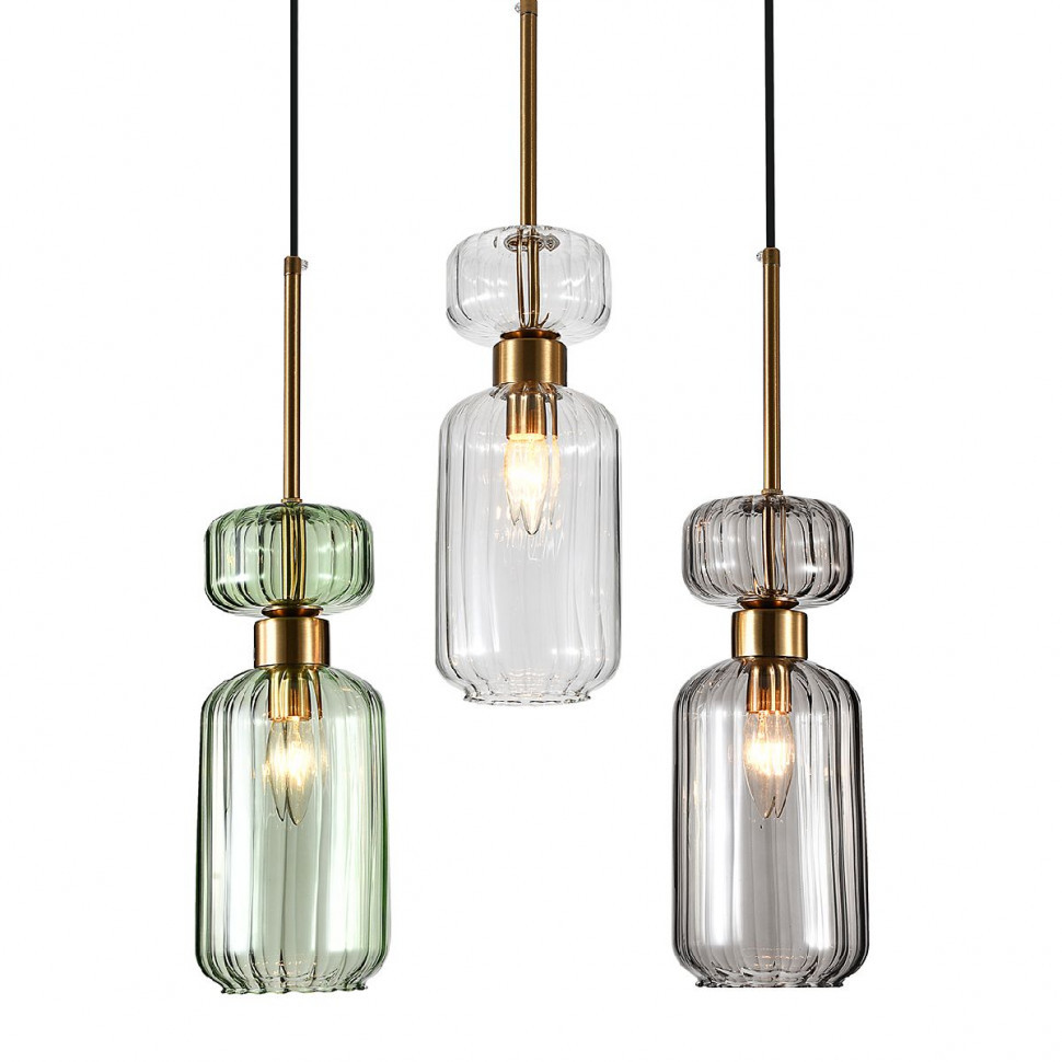 Подвесной светильник Escada Gloss 1141/3S CL/GN/SM