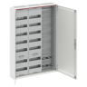 CA37VML Шкаф 168М навесной с медиапанелями  IP30, 1100x800x160 с самозажимными клеммами N/PE и дверью с вент. отверстиями ComfortLine 2CPX052218R9999