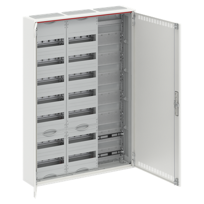 CA37VML Шкаф 168М навесной с медиапанелями  IP30, 1100x800x160 с самозажимными клеммами N/PE и дверью с вент. отверстиями ComfortLine 2CPX052218R9999