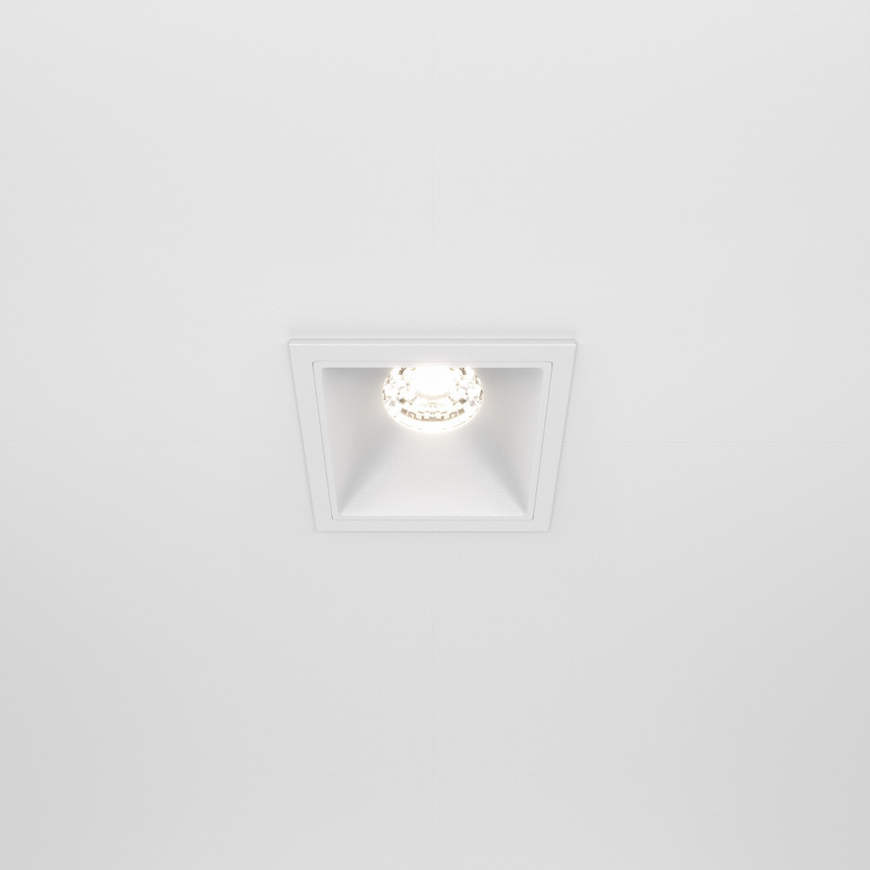 Встраиваемый светильник Technical DL043-01-10W4K-D-SQ-W