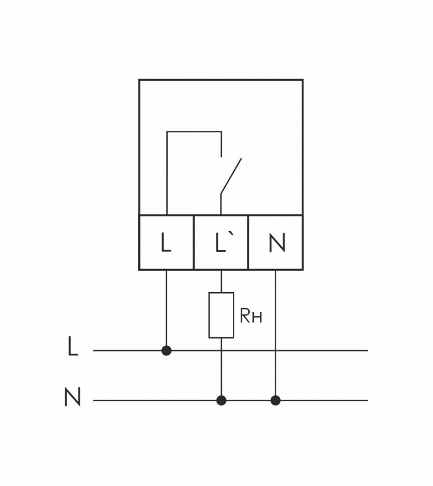 Реле напряжения (Однофазный-АС / Ампер-30 / Контакт-1NO) CP-721