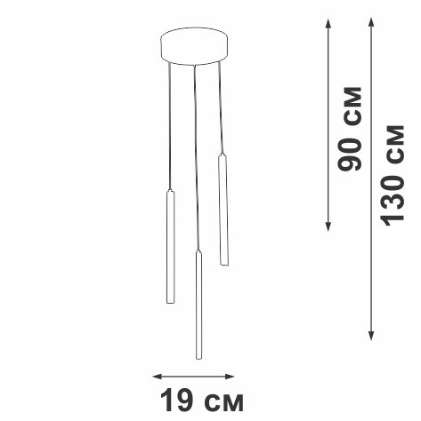Подвесной светильник Vitaluce V3045-0/3S