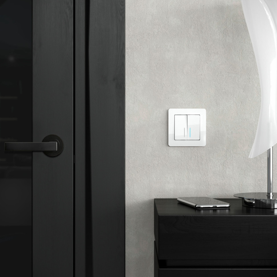 Рамка из акрила на 1 пост Acrylic белый W0012701