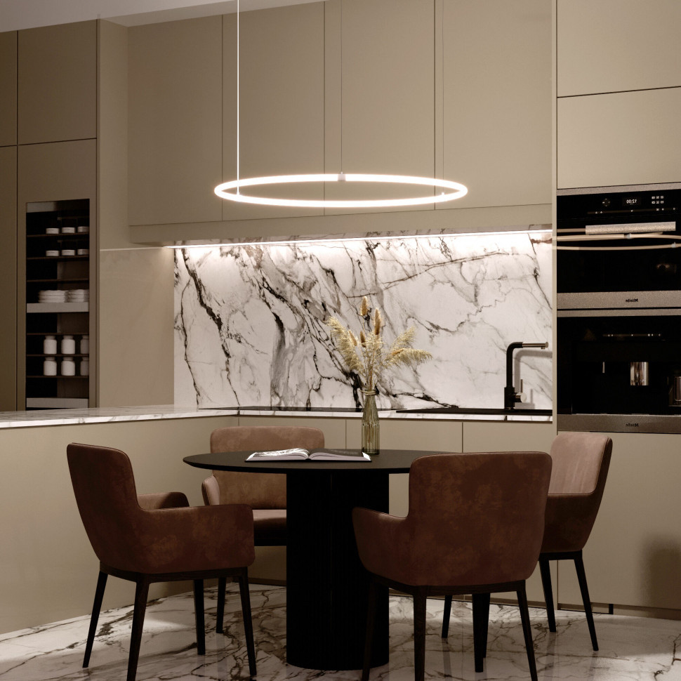 Подвесной светодиодный светильник с регулировкой цветовой температуры и яркости 90285/1 белый