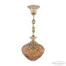 Подвесной светильник Bohemia Ivele Crystal 7003P/18 GW Amber-White/H-1A