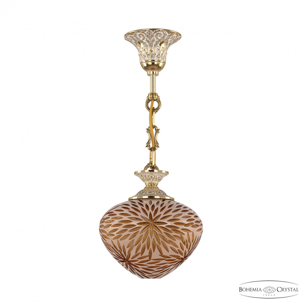 Подвесной светильник Bohemia Ivele Crystal 7003P/18 GW Amber-White/H-1A