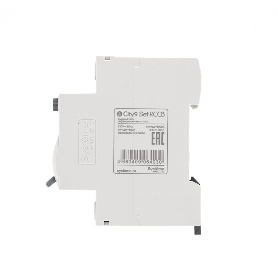 Устройство защитного отключения (УЗО) 40А 2P 30мА Тип-AC 230В Systeme Electric City9 Set C9R36240