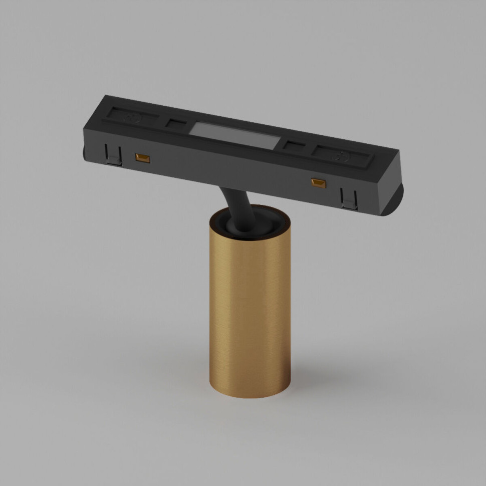 Slim Magnetic Трековый поворотный светильник 5W 4200K Cantors латунь 85036/01