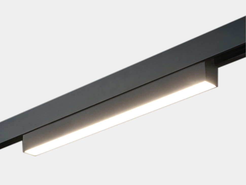  LUMKER Светильник трековый линейный  , серия SY-LINK, Черный, 12Вт, IP20, Нейтральный белый (4000К) , SY-LINK-300-BL-12-NW