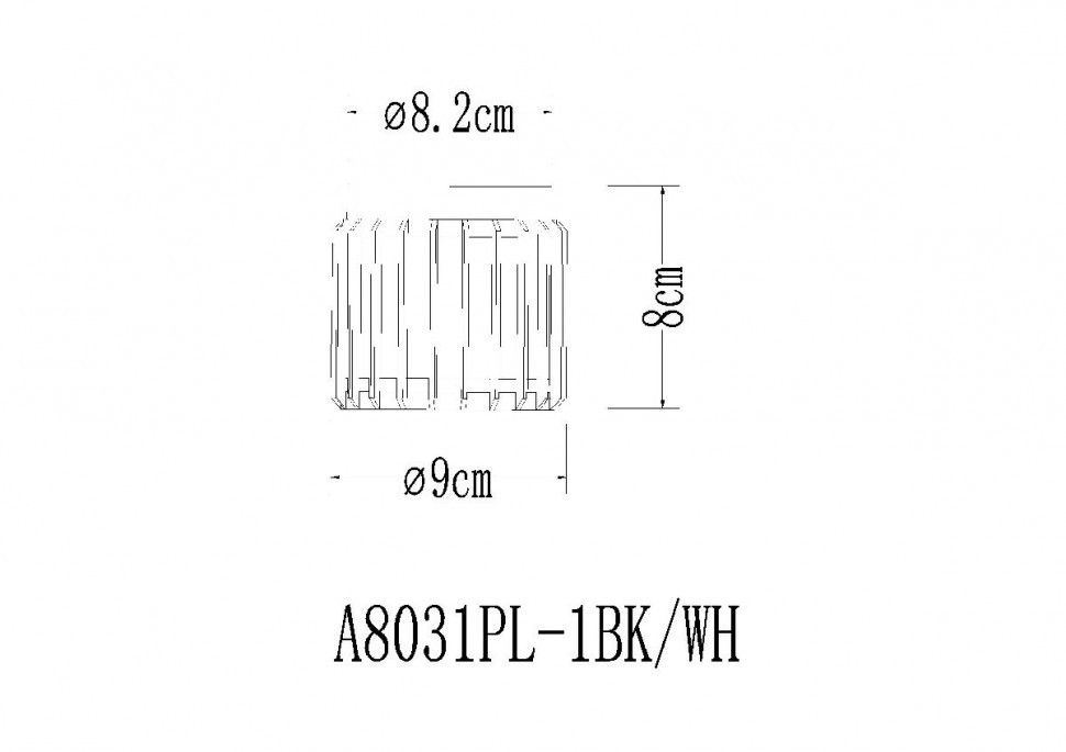 Накладной светильник Arte Lamp Atria A8031PL-1BK