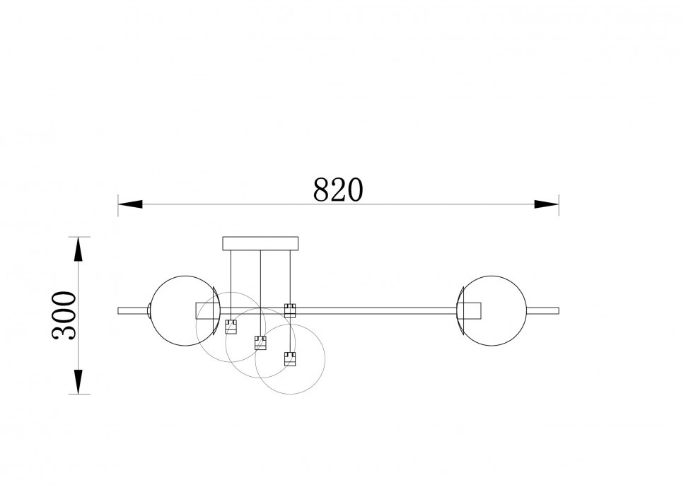 Подвесной светильник Freya FR5205PL-08BS
