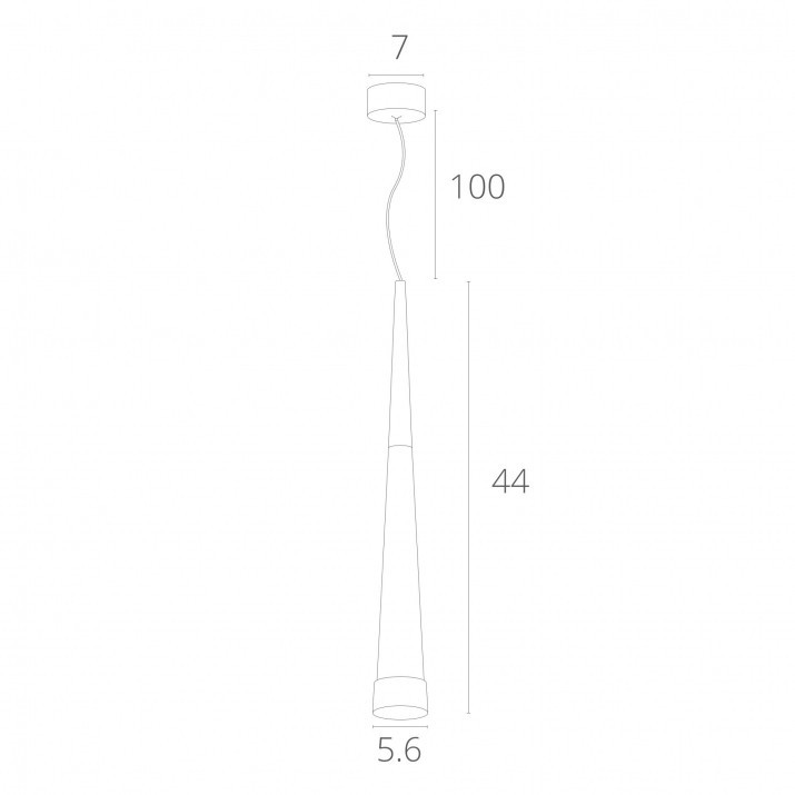 Подвесной светодиодный светильник Arte Lamp Orione A6010SP-1CC