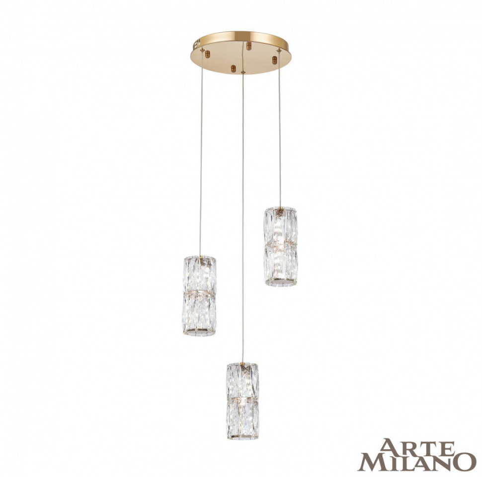 Подвесной светильник Arte Milano Venezia 310111/D300/3 GD