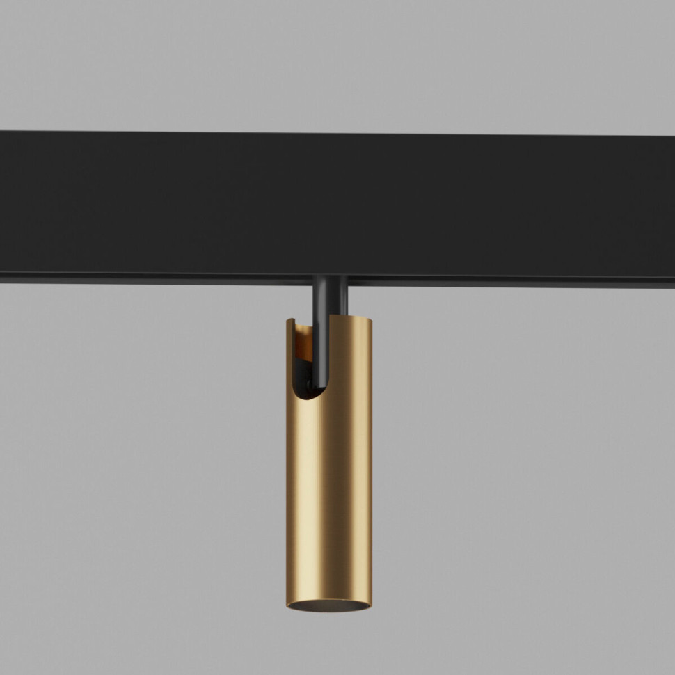 Трековый светильник 7W 4200K Cubo латунь Slim Magnetic 85035/01