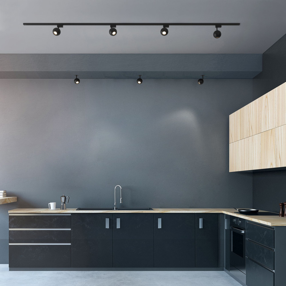 Трековый светодиодный светильник для однофазного шинопровода Ball Белый 12W 4200K LTB77