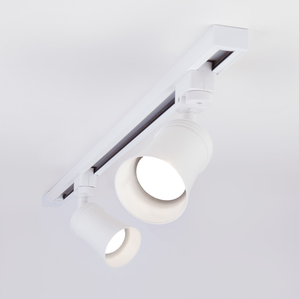 Трековый светильник для однофазного шинопровода Vetro GU10 Белый (1 шт.) MRL 1001