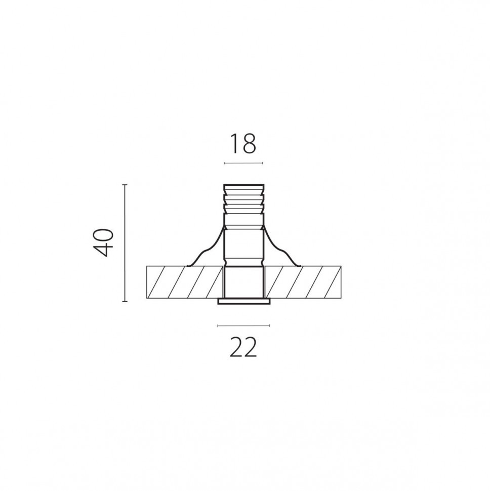 Встраиваемый светильник Lightstar Mobi 032016