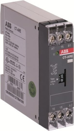 Реле времени ABB CT-ARE 1SVR550127R4100 с задержкой отключения без вспомогательного напряжения