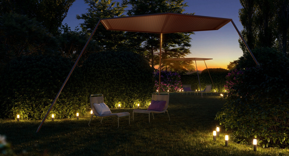 Ландшафтный светильник Outdoor O416FL-L3GR3K