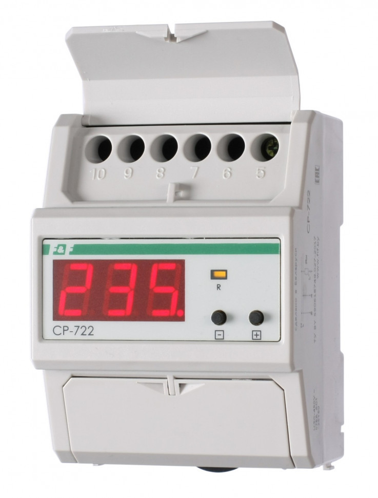 Реле напряжения (Однофазный-АС / Ампер-80 / Контакт-1NO) CP-722