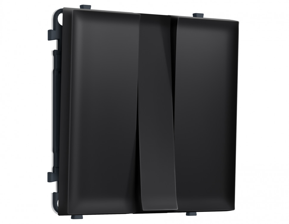 MS805010 Комплект механизма 3-кл выключателя SIGMA Черный матовый 10A-250V QUANT PRO (SP8050, PR133)