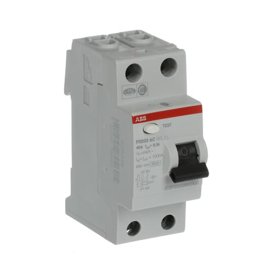 Устройство защитного отключения (УЗО) ABB FH202 AC-40/0.1 Тип-AС 2P 40A 100мА 2CSF202006R2400