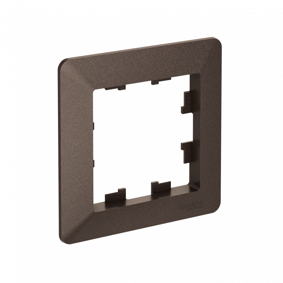Рамка Systeme Electric AtlasDesign Air 1-ая, цвет мокко, ATN220601