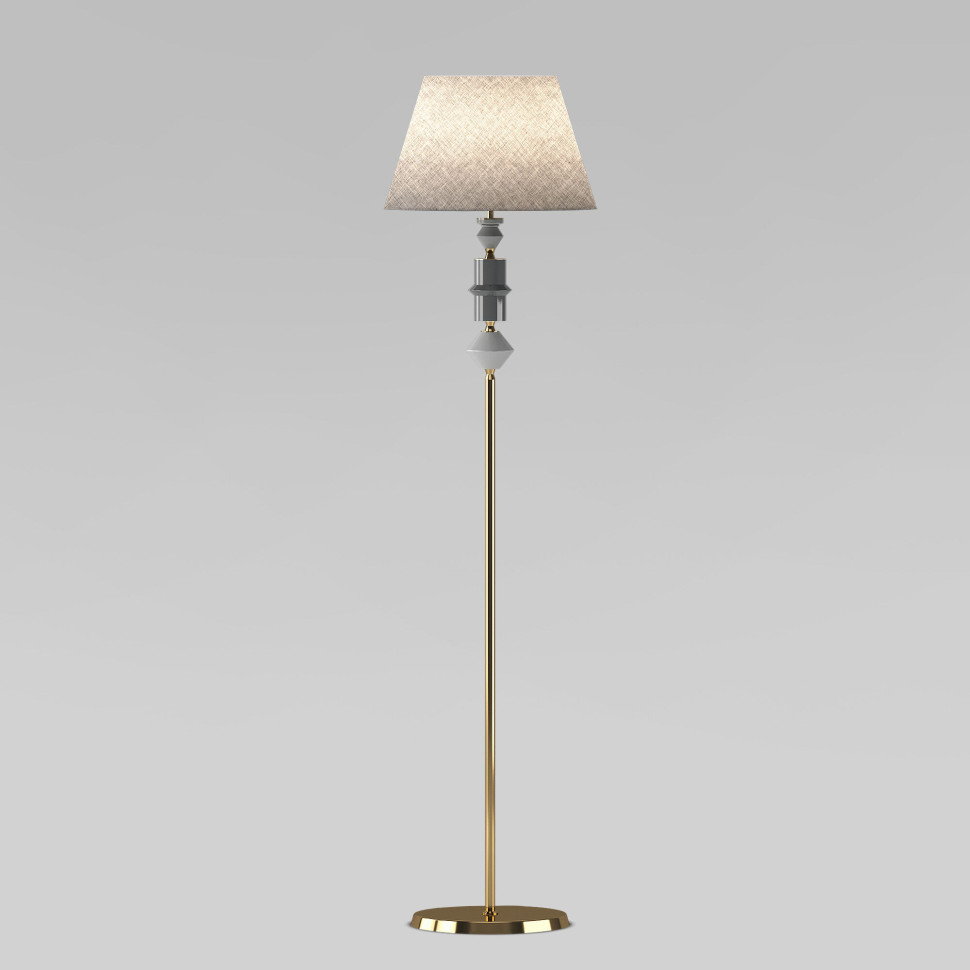 Торшер с декором из керамики 109012