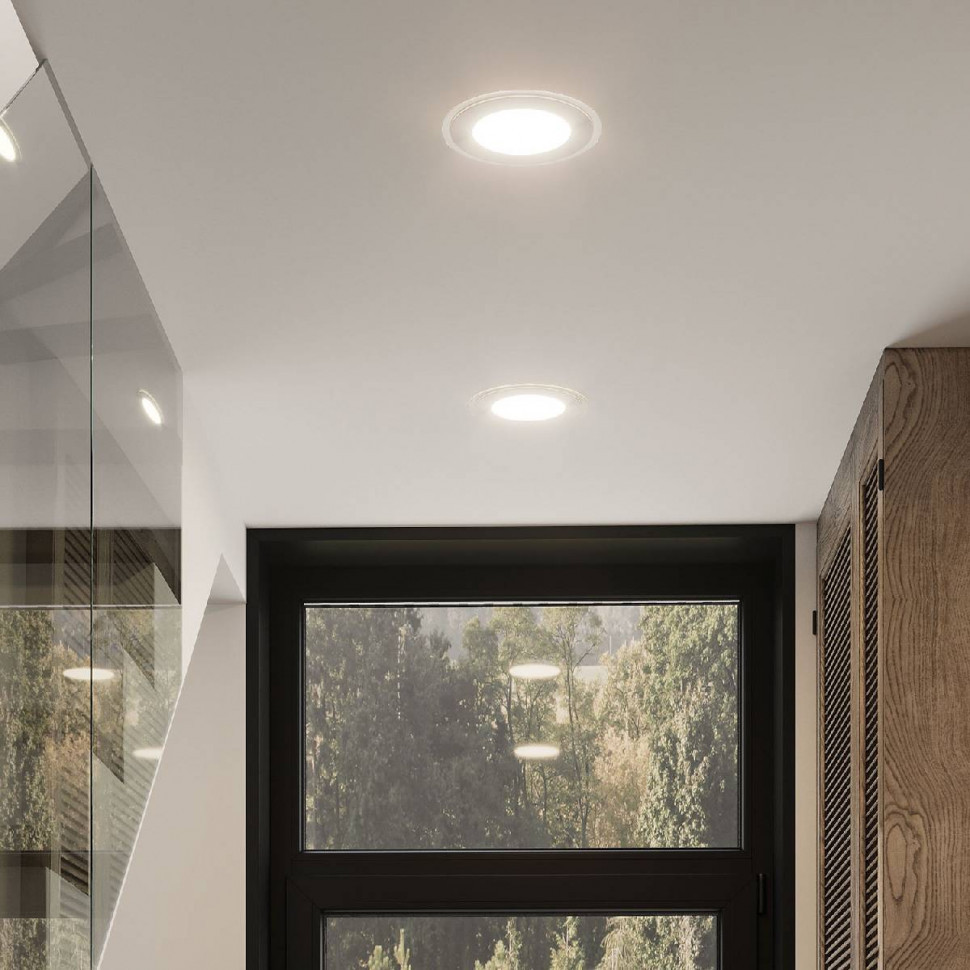 Встраиваемый светильник Gauss Glass 947111218