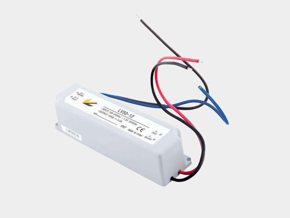  SWG Блок питания для светодиодных лент IP 67 пластик 50 W, 12V, LV-50-12