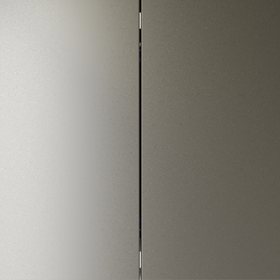 Выключатель с самовозвратом встраиваемый VOLTUM S70 двухклавишный 10А, (шелк)