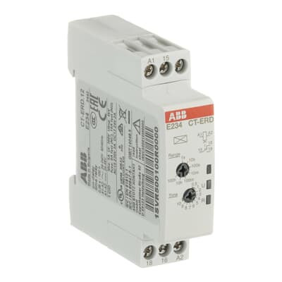Реле времени CT-ERD.12 модульное (задержка на включ.) 24-48B DC, 24-240B AC ABB 1SVR500100R0000