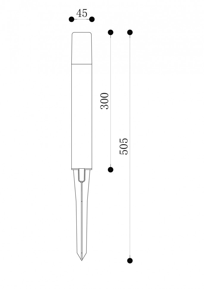 Ландшафтный светильник Outdoor O416FL-L3GR3K1