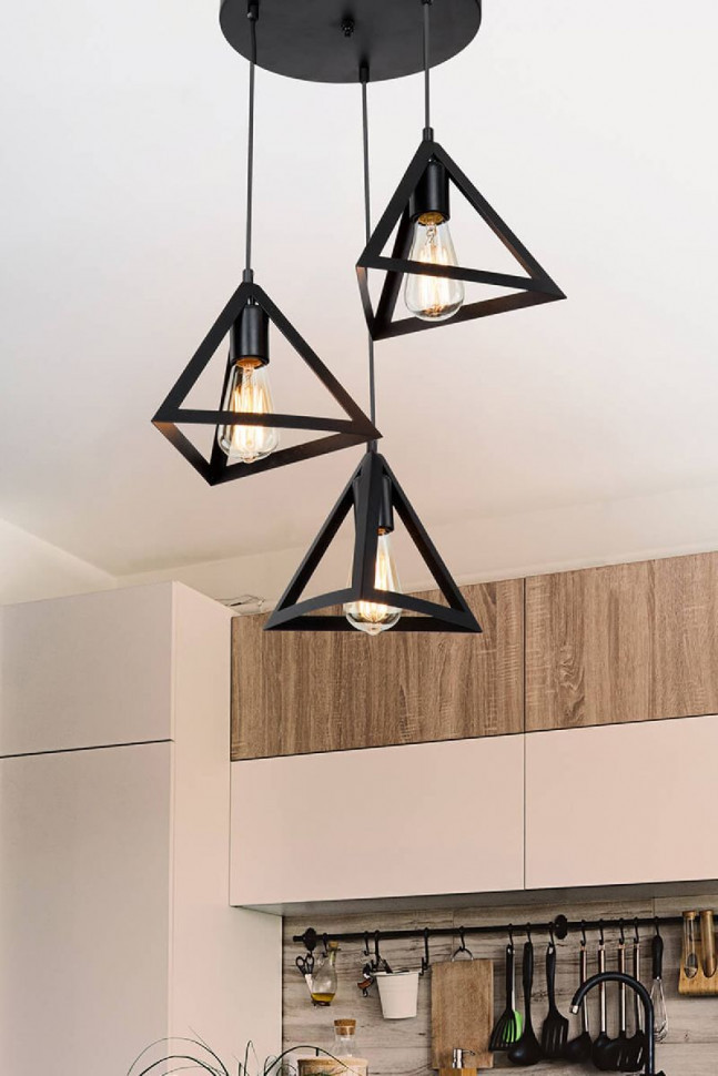 Подвесной светильник Toplight Cherise TL1605H-03BK