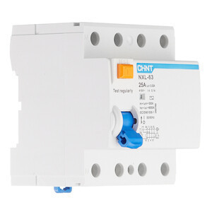 Устройства защитного отключения УЗО CHINT NXL-63 6kA 3P+N 25A 30mA тип АС (R) 280789