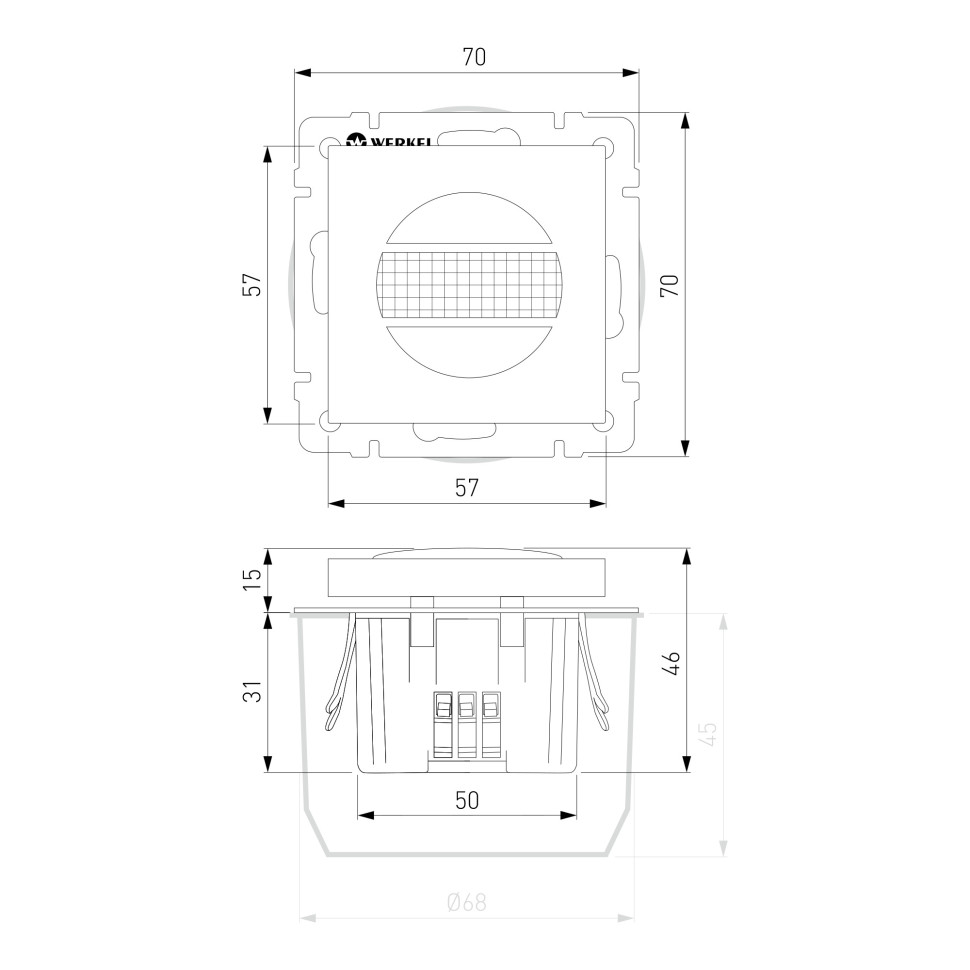 Датчик движения (черный матовый) W1155108