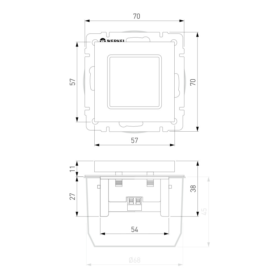 Встраиваемая LED подсветка (белый) W1154301