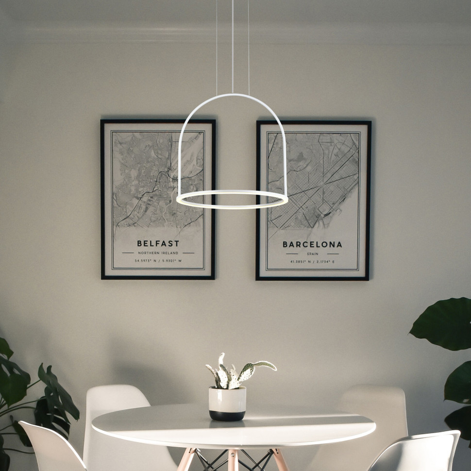 Подвесной светильник 90322/1 белый