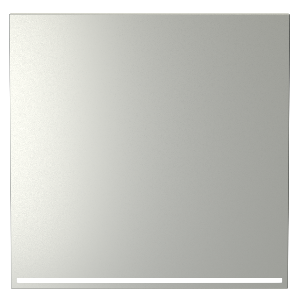 Клавиша для выключателя/переключателя одноклавишного с подсветкой, S70 (сталь)