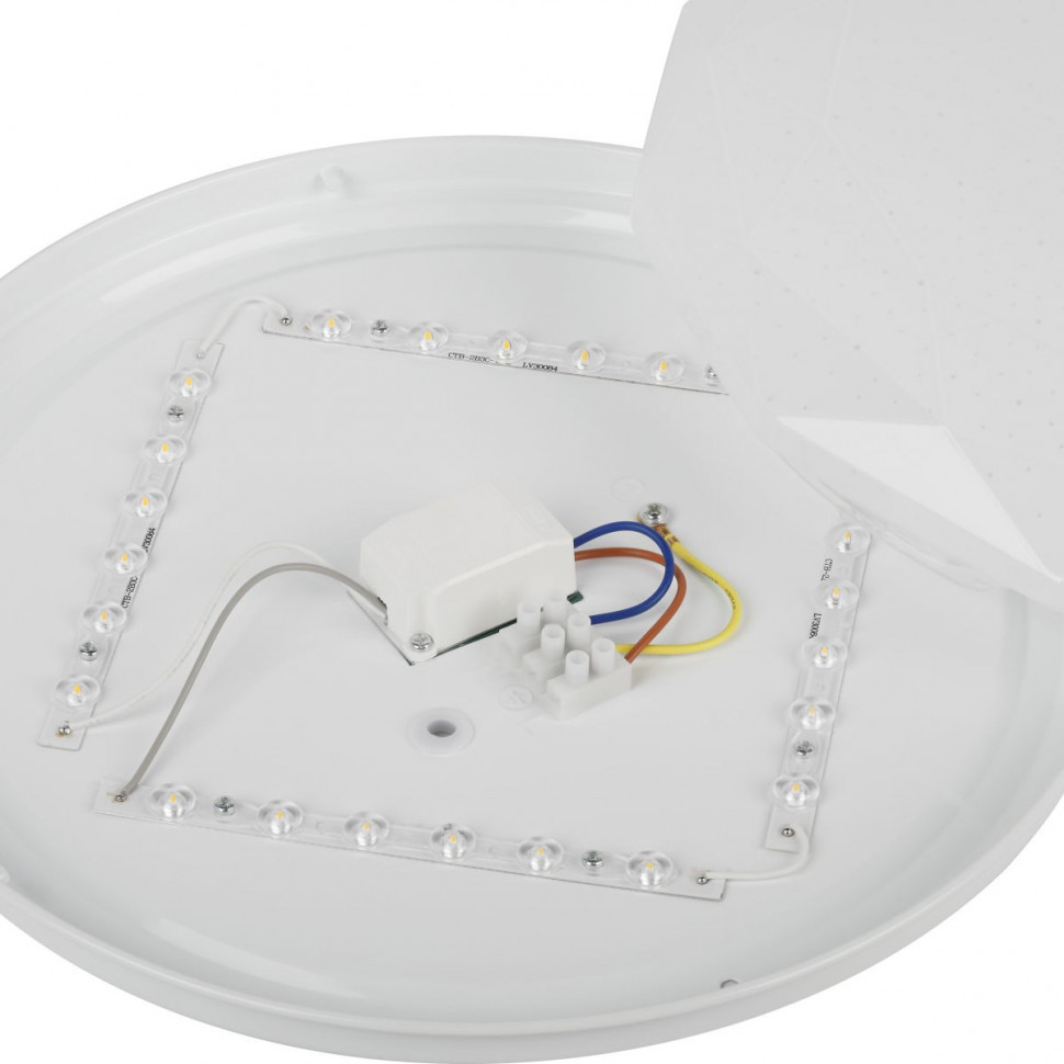 Потолочный светильник Эра Классик без ДУ SPB-6 WH 36W-4K Slim Sparkle