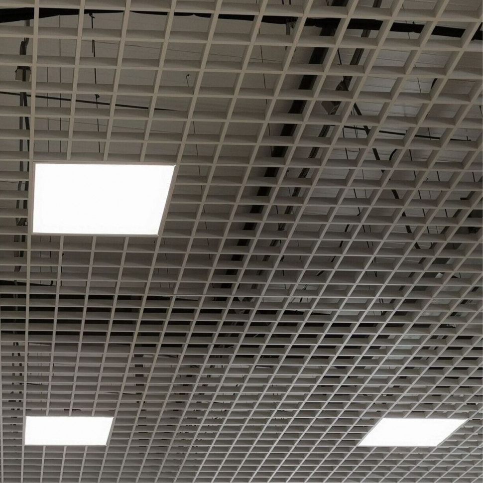 Встраиваемая светодиодная панель Uniel ULP-6060 40W/4000К IP40 GRILYATO OPAL WHITE UL-00011101