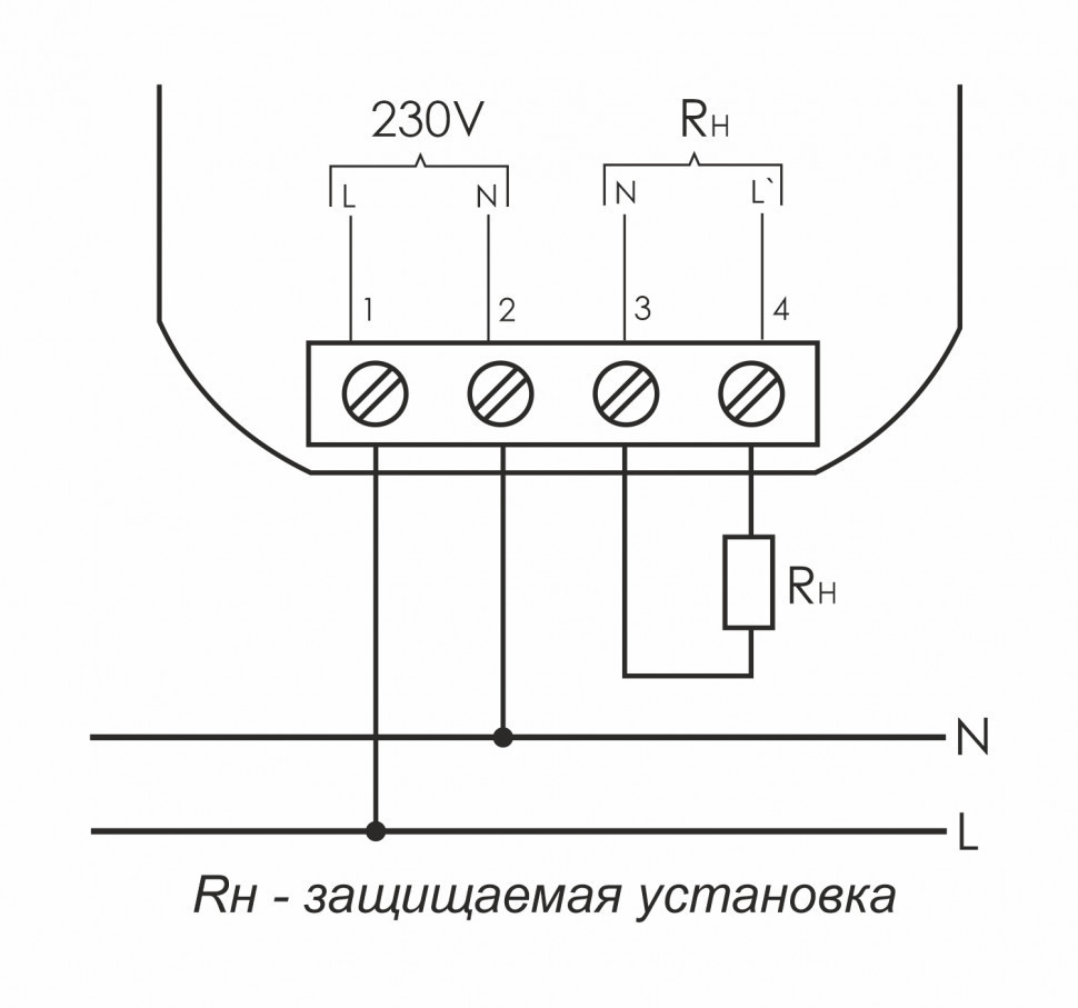 Реле напряжения (Однофазный-АС / Ампер-16 / Контакт-1NO) CP-703