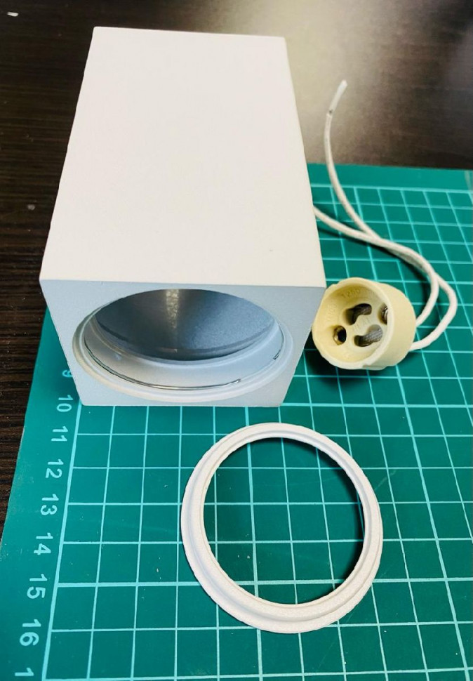 Накладной светильник Elvan NLS-239SQ-GU10-WW-WH